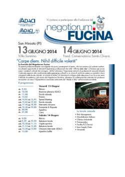 scarica il programma - Negotiorum Fucina