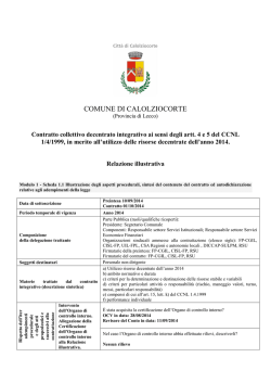 FAC-SIMILE DI DELIBERA - Comune di Calolziocorte