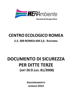 documento di sicurezza per ditte terze - Herambiente