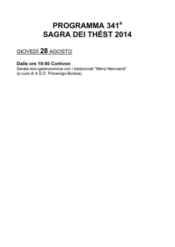 Scarica il programma completo