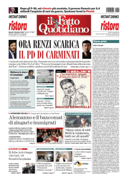04 12 14 Il.Fatto.Quotidiano Mafia appalti