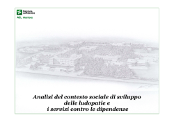 Dati Gioco Azzardo Patologico - ASL della Provincia di Mantova