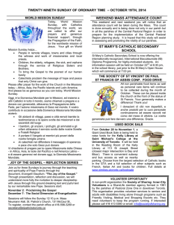 19/10/2014 - St. Francis of Assisi Church