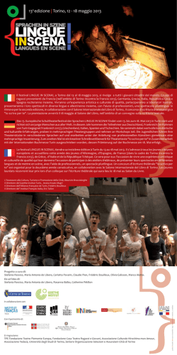 13a edizione | Torino, 12