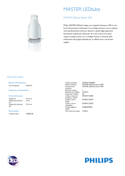 Product Leaflet: MASTER LEDtube Starter EMP 050 CP