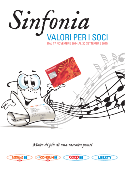 Catalogo SINFONIA - La spesa in famiglia
