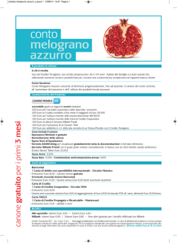 canone gratu ito per i prim i 3 m esi