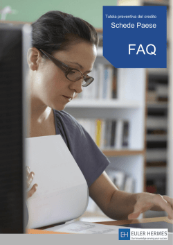 F.A.Q. sulle Schede Paese