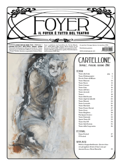 FOYER - Stagione 2013-2014