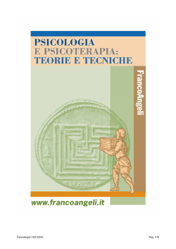 Titolo Catalogo - Franco Angeli Editore