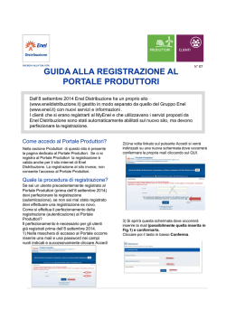guida alla registrazione al portale produttori