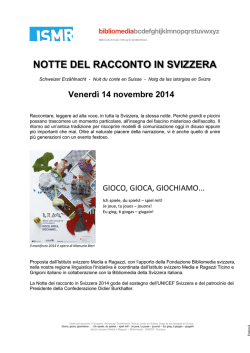 SCARICA LA BIBLIOGRAFIA DELLA NDR 2014
