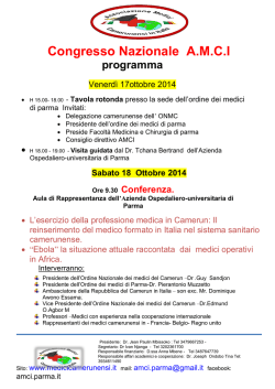 Programm - Ordine dei Medici