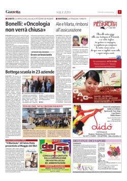 Bonelli:&laquo;Oncologia non verr&agrave; chiusa&raquo;