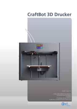 CraftBot 3D Drucker