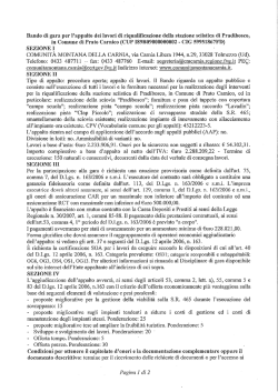 SEZIONE I » - Comunità Montana della Carnia
