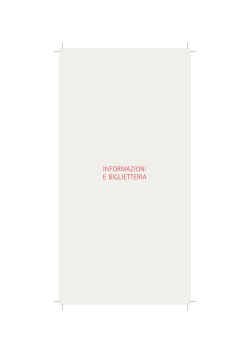 Info Tickets - Teatro Regio di Parma