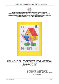 Documento integrale - Istituto Comprensivo Est 3