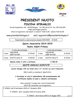 QUOTE Adulti e Fit corso