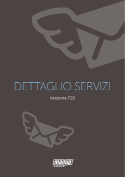DETTAGLIO SERVIZI