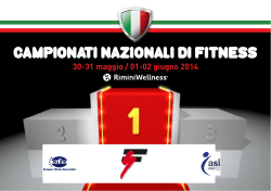 CAMPIONATI NAZIONALI DI FITNESS