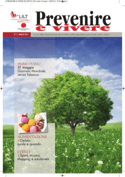 maggio 2014 - Lega italiana per la lotta contro i tumori