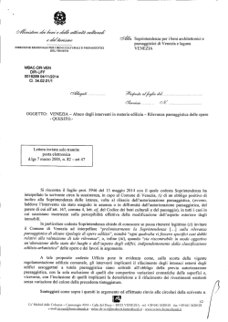 1 - Direzione regionale per i beni culturali e paesaggistici del Veneto