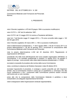 Determina n. 326 del 30 ottobre 2014 ( - 128 kb)