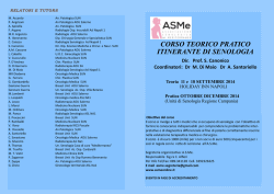 corso teorico pratico itinerante di senologia