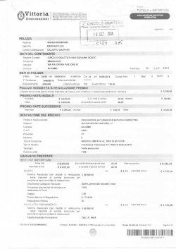 Assicurazione: contratto 2014-15