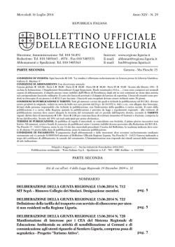 pag. 5 pag. 5 pag. 7 PARTE SECONDA SOMMARIO