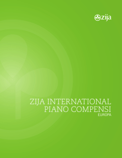 ZIJA INTERNATIONAL PIANO COMPENSI