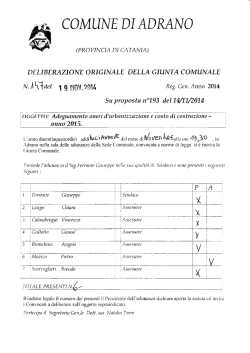 delgm.147 - Comune di Adrano