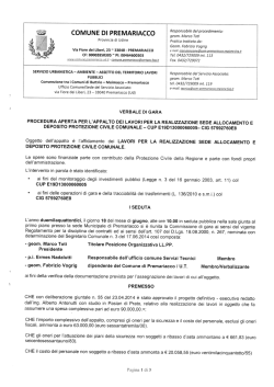 Geom. Fabrizio Vogrig - Comune di Premariacco