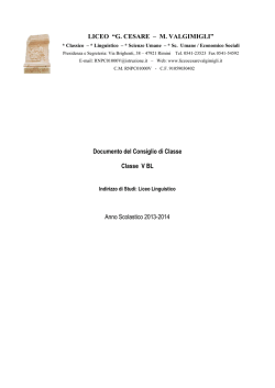 classe 5B - Liceo Classico Psicopedagogico Cesare Valgimigli