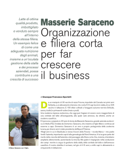 Organizzazione e filiera corta per far crescere il business