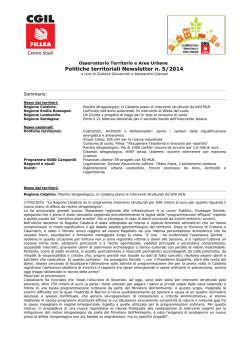 Vai alla newsletter.