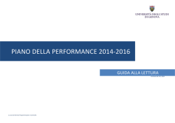 Guida alla lettura - Area Intranet - Universit&agrave; degli Studi di Genova
