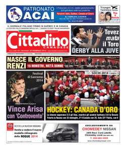 26 febbraio 2014 - Il Cittadino Canadese