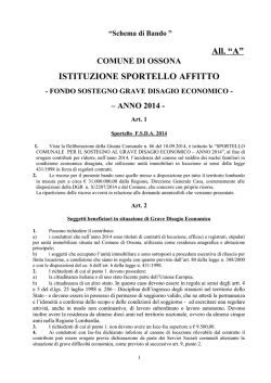 Bando - Comune di Ossona
