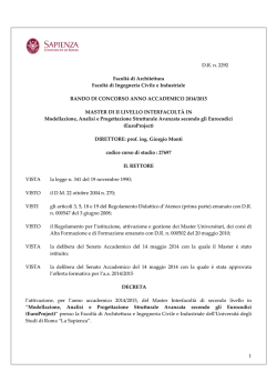 Modellazione, Analisi e Progettazione Strutturale...MONTI