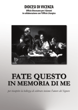 Sussidio per riscoprire la bellezza del celebrare