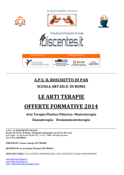 programma 2014 - il boschetto di pan