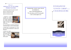 BROCHOURE FKT - Fondazione Busi