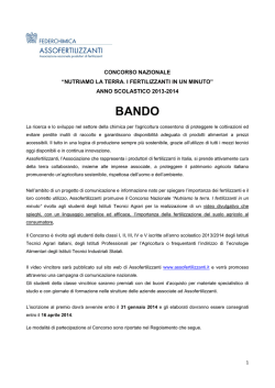 scarica il bando di concorso assofertilizzanti