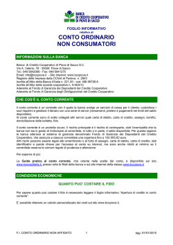 c/c ord non consumatori