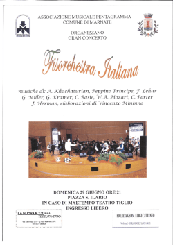 associazione musicale pentagramma comune di marnate