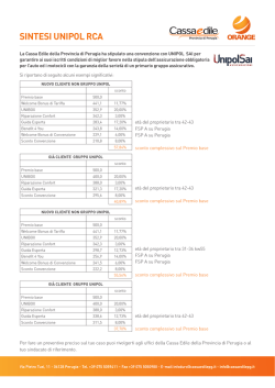 Convenzioni Assicurazioni RC Auto (Compila On