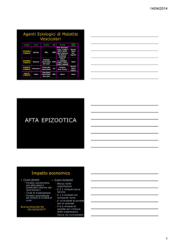 AFTA EPIZOOTICA - Universit&agrave; degli Studi di Teramo