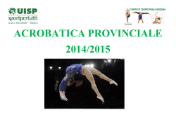 acrobatica provinciale 2014/2015